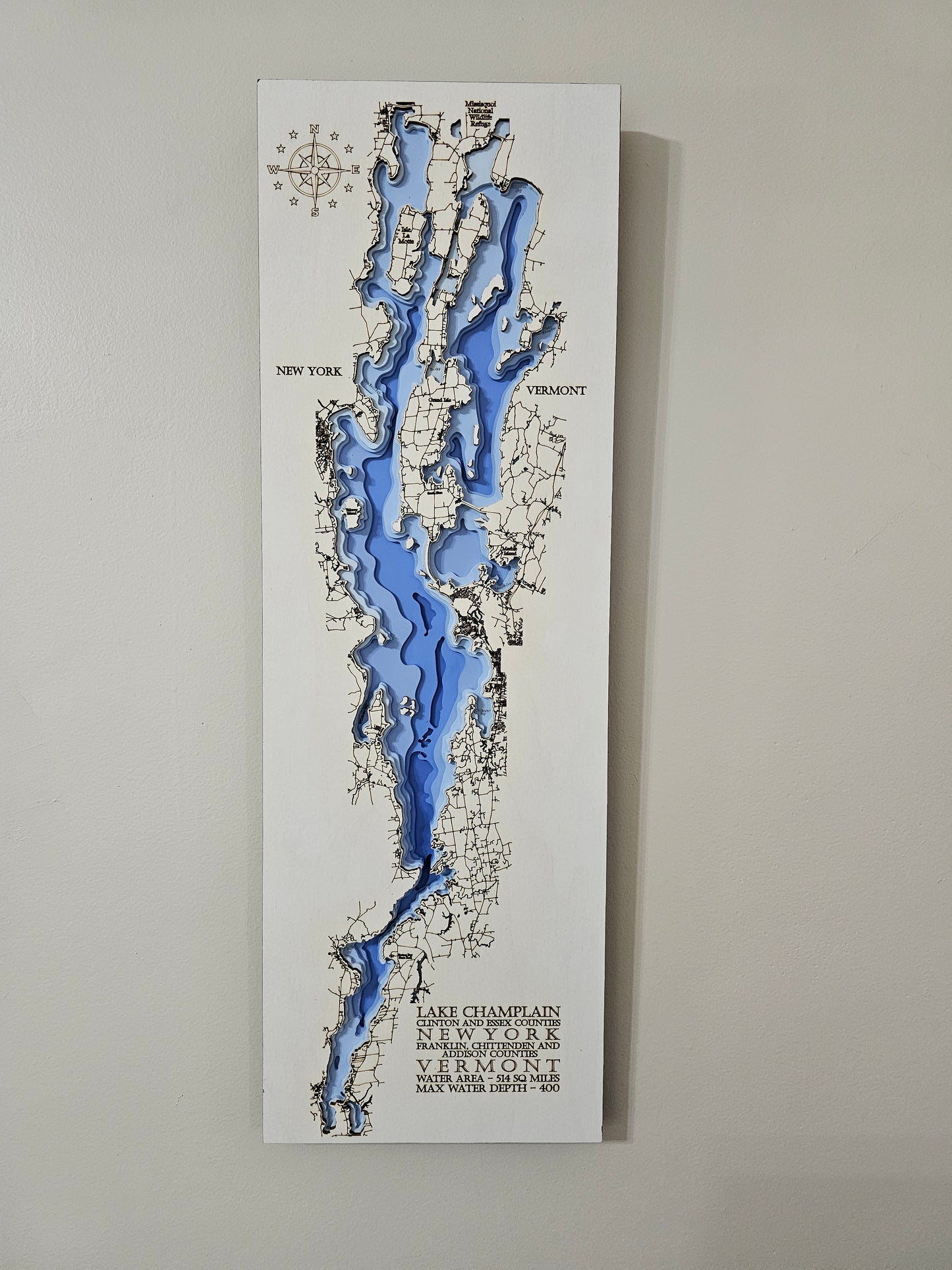 Lake Champlain Map